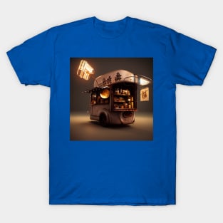 Steampunk Tokyo Ramen Cart T-Shirt